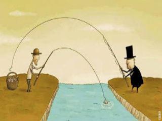 Εξαναγκασμός υπάρχει όταν τα άτομα ενεργούν όχι για την επιδίωξη δικών τους σκοπών αλλά για την πραγμάτωση σκοπών τρίτων.