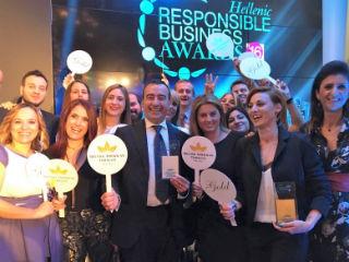 Η British American Tobacco Hellas διακρίθηκε στο θεσμό των Hellenic Responsible Business Awards 2016 ως μία από τις κορυφαίες επιχειρήσεις σχετικά με την εταιρική υπευθυνότητα στην Ελλάδα.