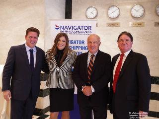 Η Διευθύνουσα Σύμβουλος της Navigator, κ. Δανάη Μπεζαντάκου, καλωσόρισε τους συμμετέχοντες με την αισιόδοξη προτροπή να σταματήσουμε να διαφημίζουμε την κρίση και να προσπαθήσουμε να εκμεταλλευτούμε τις ευκαιρίες που προκύπτουν μέσα από αυτή. Ο Capt. Δημήτρης Μπεζαντάκος, Πρόεδρος της εταιρίας, στην εναρκτήρια ομιλία του παρότρυνε τους παράγοντες της ελληνικής ναυτιλίας να αφήσουν την απαισιοδοξία κατά μέρος, προσπαθώντας ο καθένας από τη θέση που υπηρετεί, να συντελέσει ώστε να παραμείνει η Ελληνική ναυτιλία ισχυρή και πρώτη παγκοσμίως.